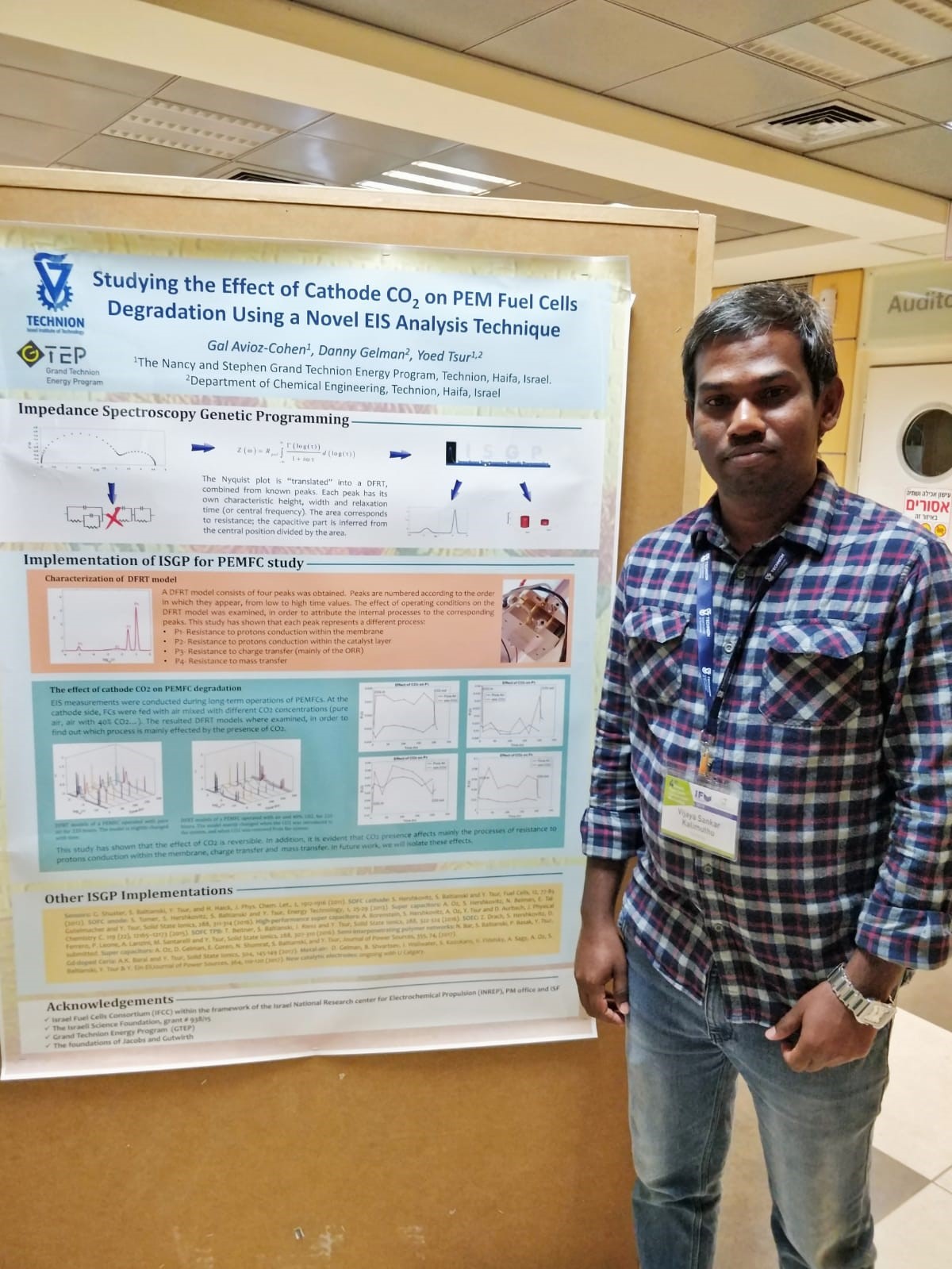 Vijaya presenting a poster at the 4th IFCC Workshop-2019